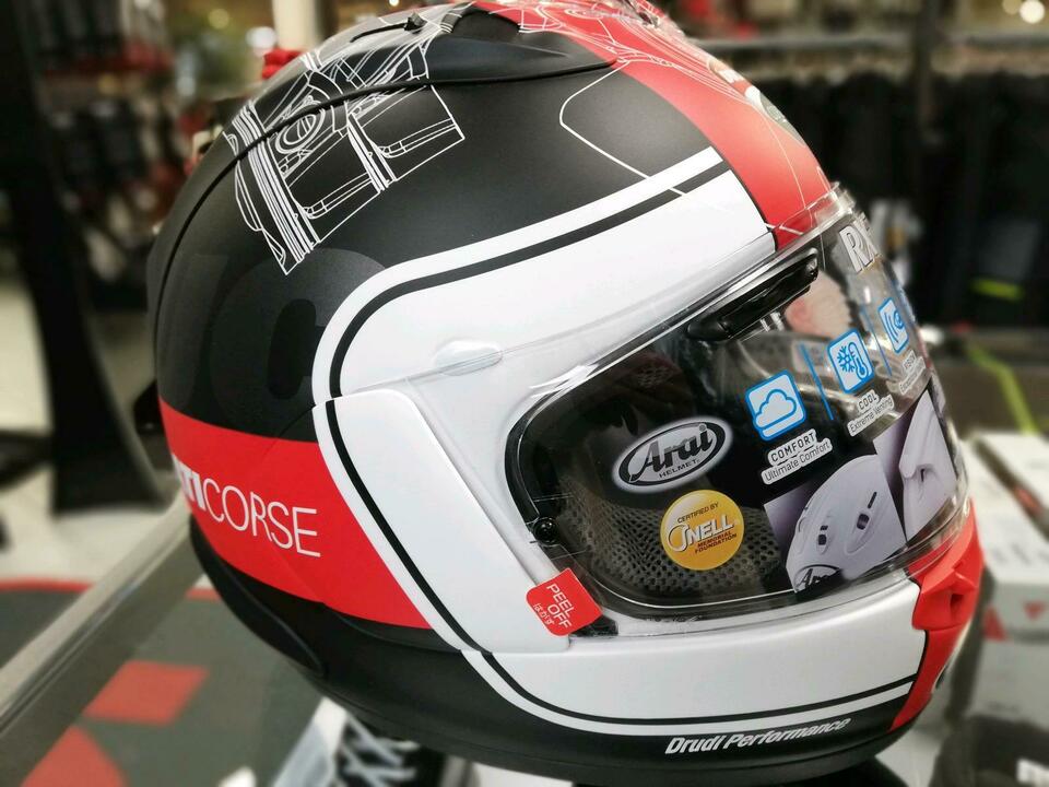 DUCATI ARAI RX-7V HELM DUCATI CORSE V3 – Motorrad Waser