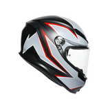 AGV Helm K6 Flash matt black/grey/red