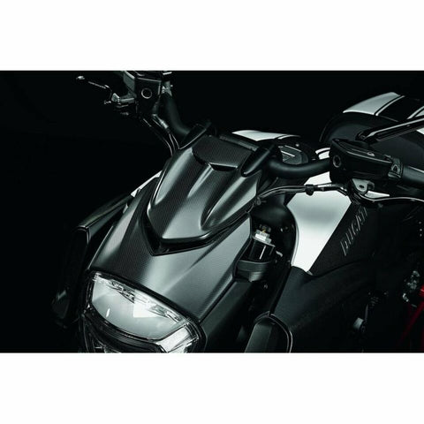 Ducati Diavel Scheinwerfer-Cover Carbon
