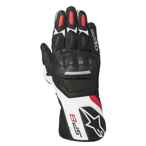Alpinestars Handschuhe SP-8 V2, schwarz-weiß-rot